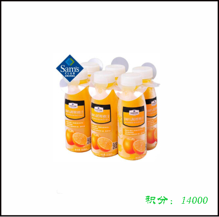 Member's Mark 鲜榨橙汁 300ml6支 果汁 饮料 饮品 瓶装