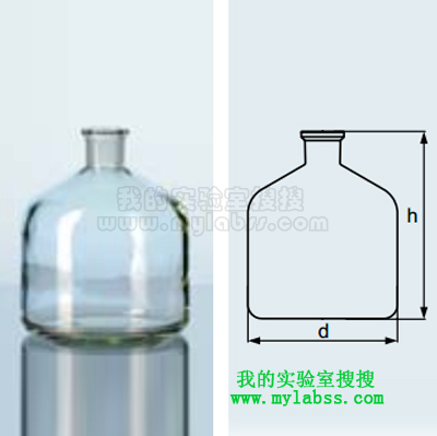 存储瓶(颈部未磨)-透明