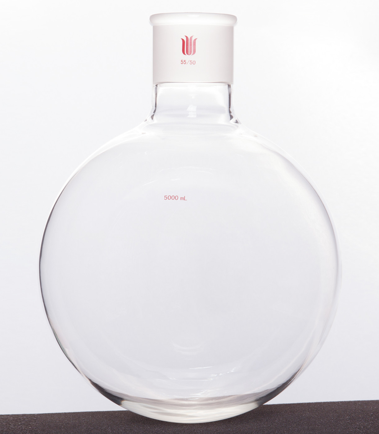 单颈圆底球瓶,厚壁高强度,磨口:55/50,5000ml