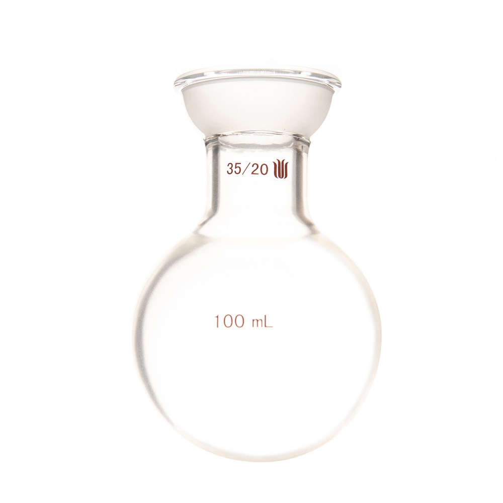 镀膜， 球磨口单口圆底球瓶,用于做旋转蒸发仪上的接收瓶