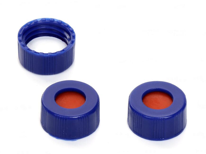 具孔螺纹蓝盖 垫 2mL 100/包 （PTFE/  规格V315001-5004螺纹口样品瓶适用